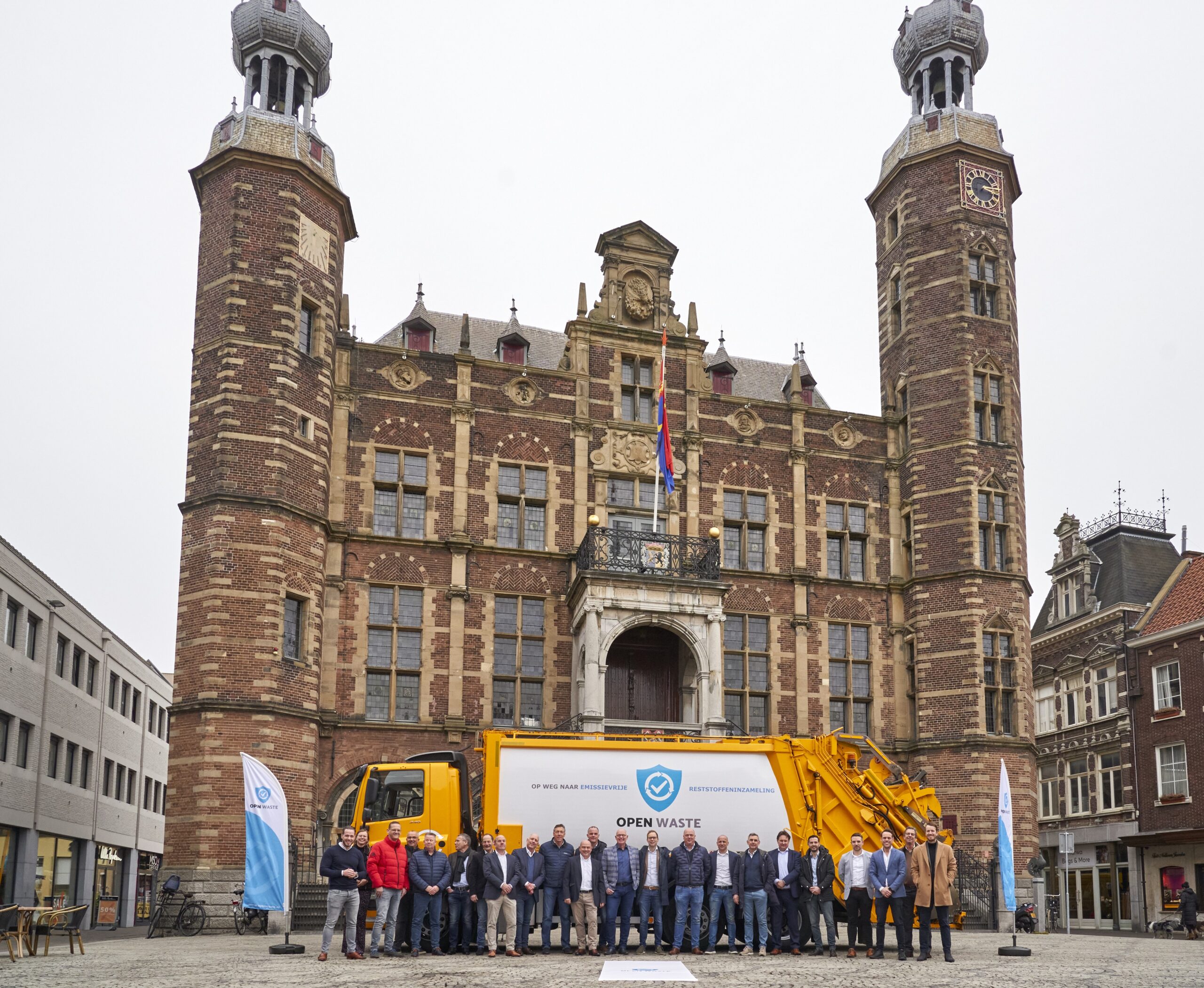 OpenWaste inzamelwagen voor stadhuis Venlo